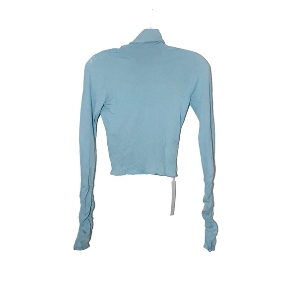 For Love and Lemons Sadie Turtleneck Baby Blue Size S nwt - Picture 4 of 9